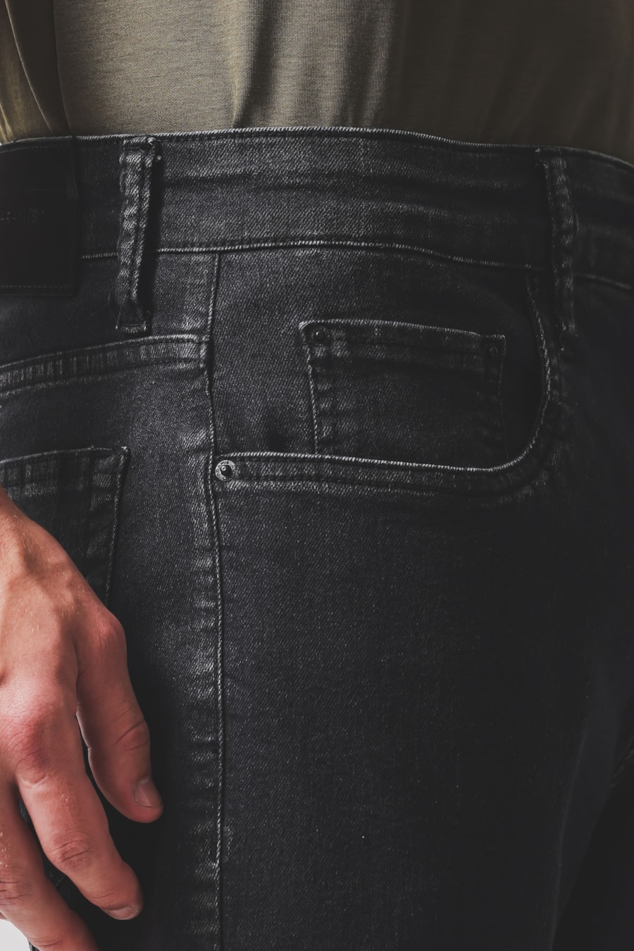 Calça Jeans Slim St Black Preto — foto 3 de 6