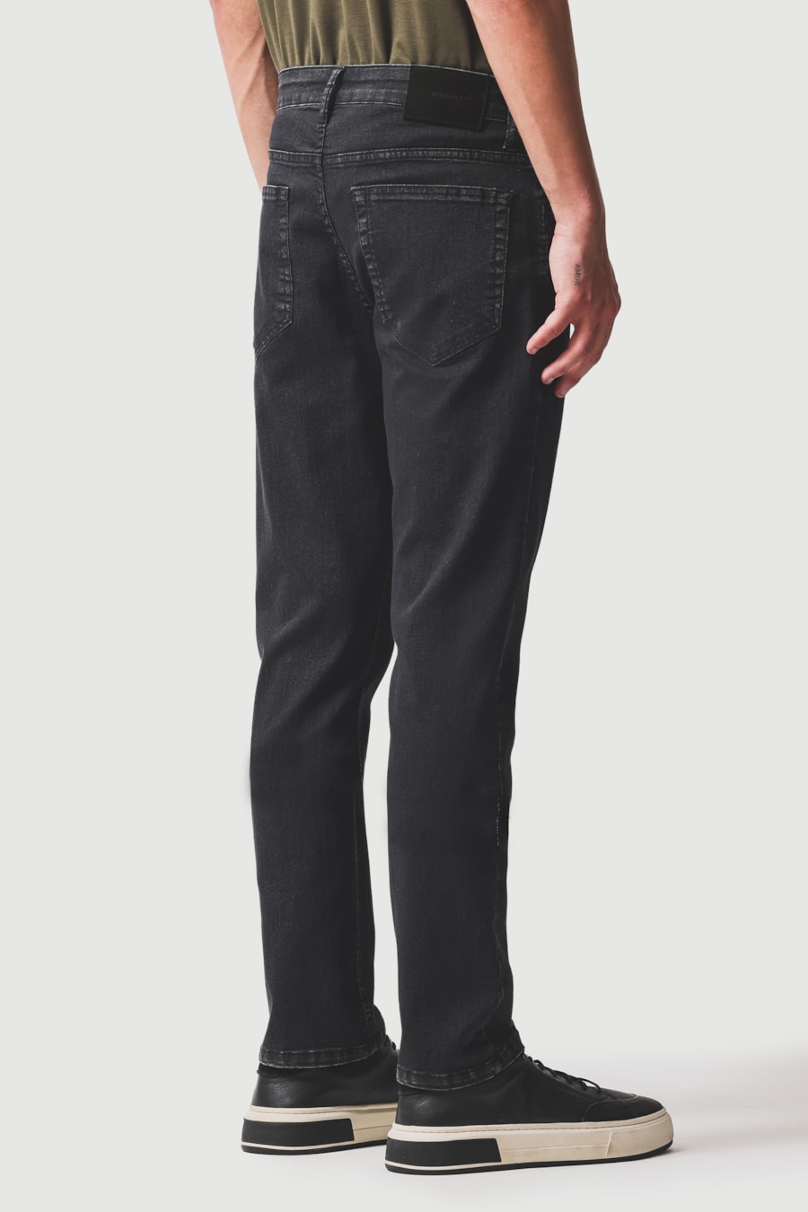 Calça Jeans Slim St Black Preto — foto 5 de 6