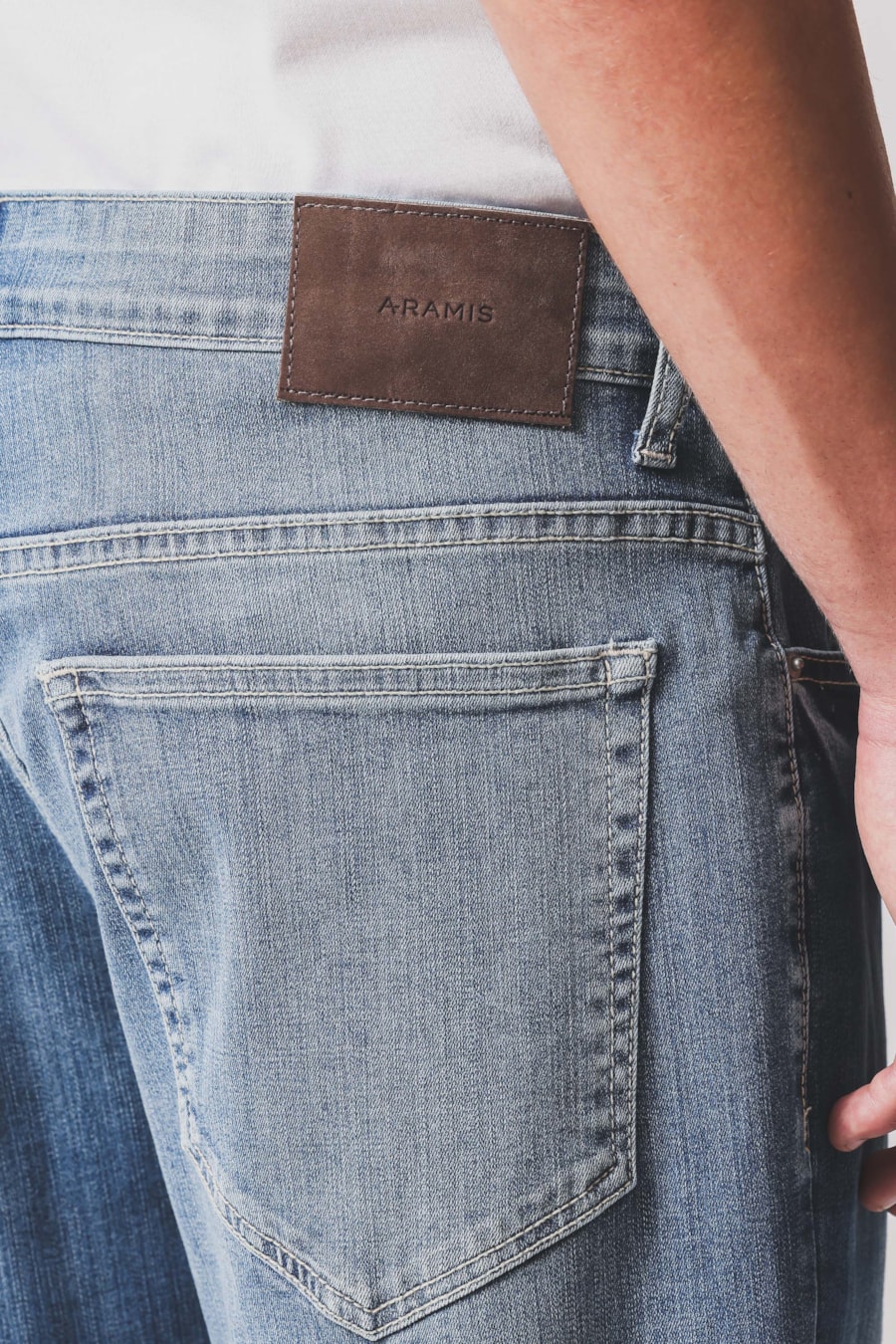 Calça Jeans Slim St Used Claro Azul Claro — foto 4 de 6