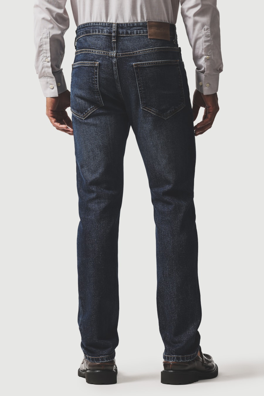 Calça Jeans Slim St Used Escuro Azul Escuro — foto 5 de 6