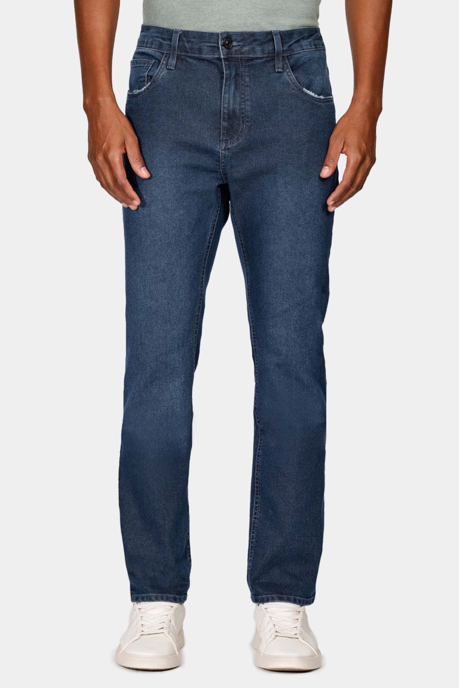 Calça Jeans Slim Stone Azul — foto 1 de 6