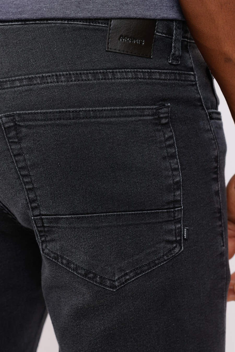 Calça Jeans Slim Stone Black Preto — foto 2 de 3