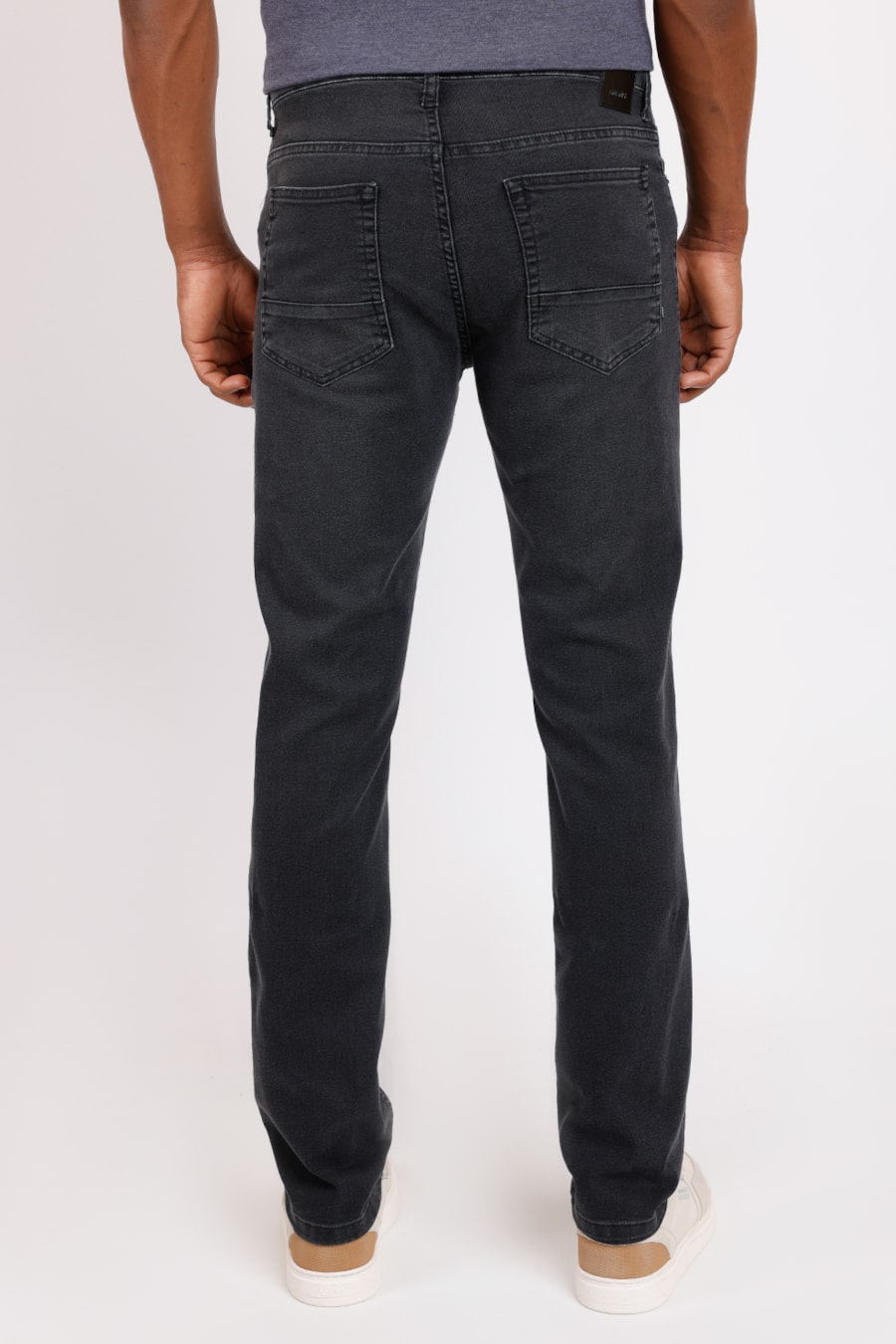 Calça Jeans Slim Stone Black Preto — foto 3 de 3