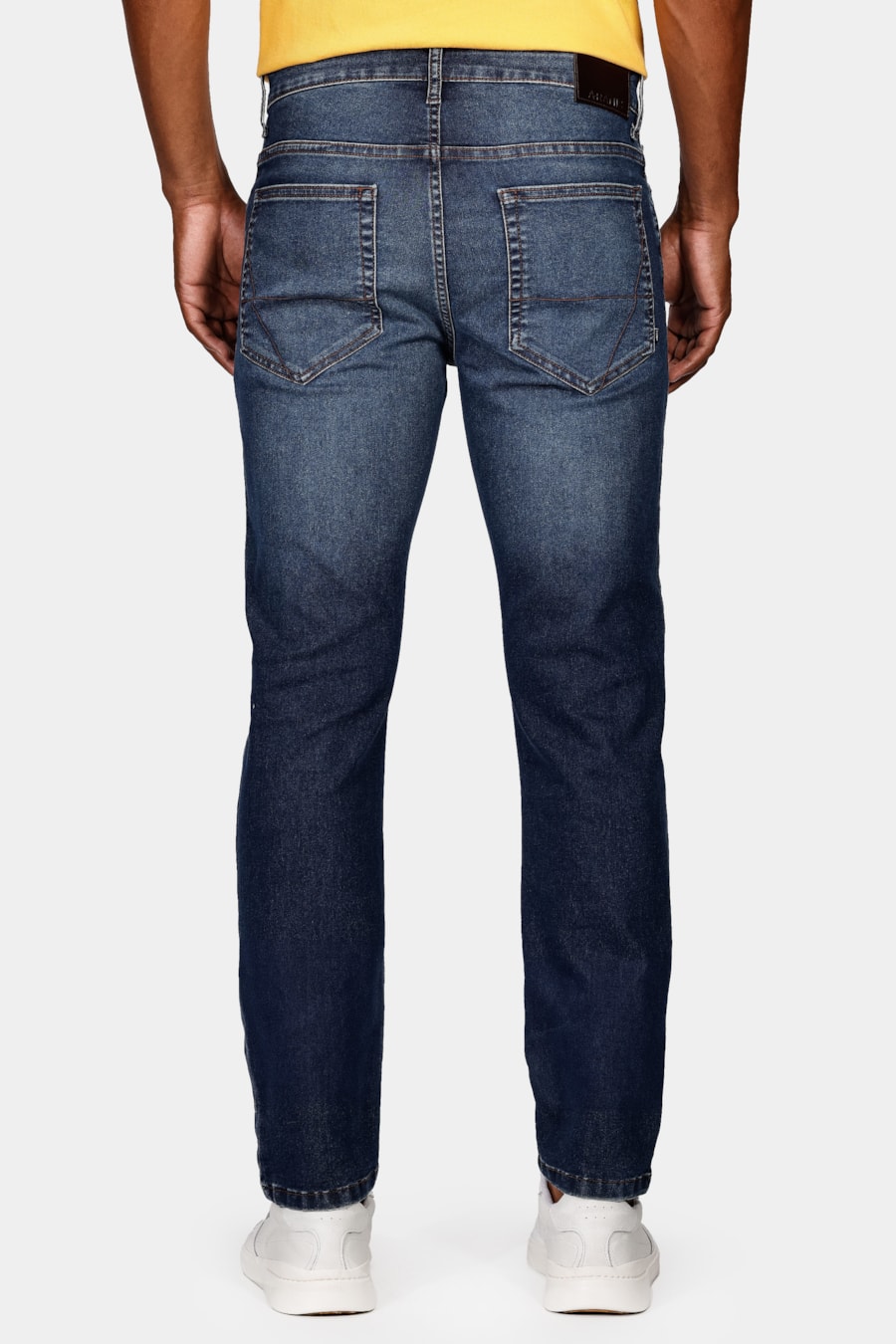 Calça Jeans Slim Super Power Dirty Azul Médio — foto 5 de 5