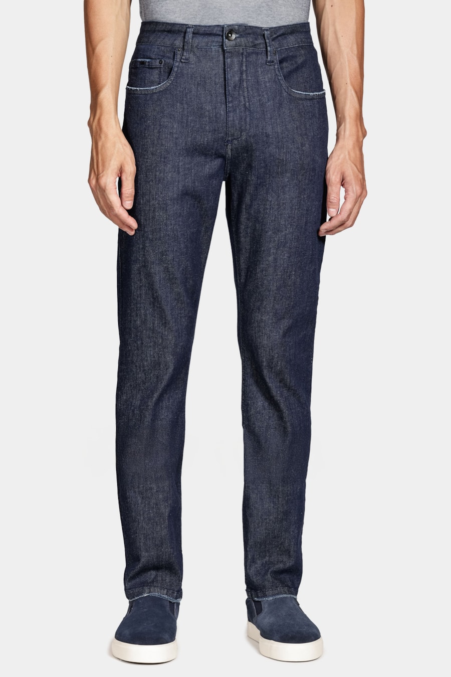 Calça Jeans Slim Travel Intense Azul Escuro — foto 1 de 5