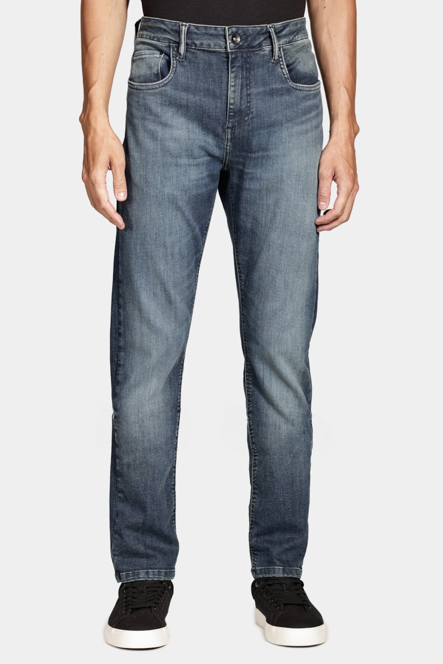 Calça Jeans Slim Travel Intense Blue Azul Escuro — foto 1 de 5