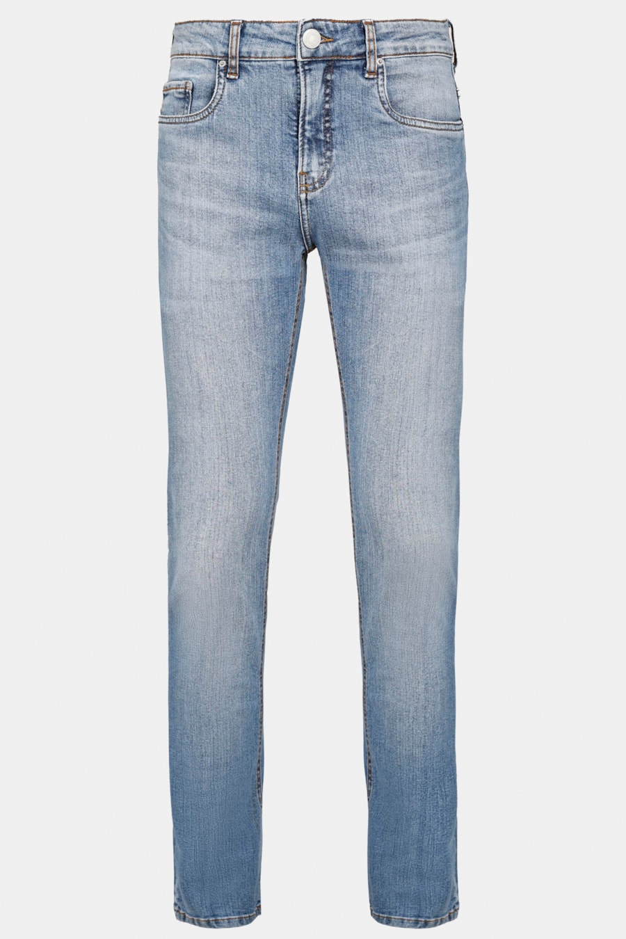 Calça Jeans Slim Used Claro Azul Claro — foto 5 de 5