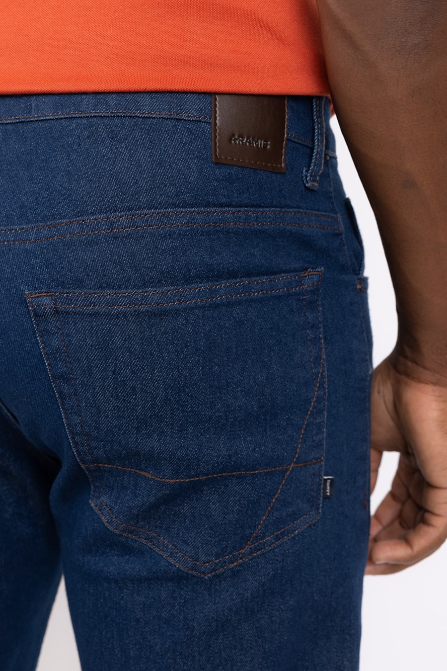 Calça Jeans Slim Vintage Azul Médio — foto 2 de 3