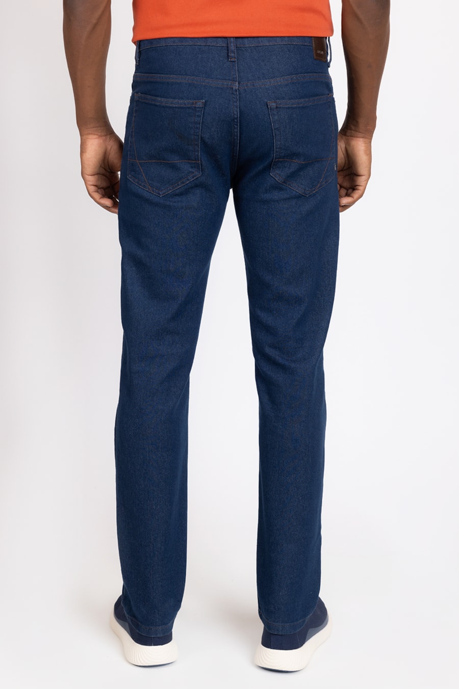 Calça Jeans Slim Vintage Azul Médio — foto 3 de 3