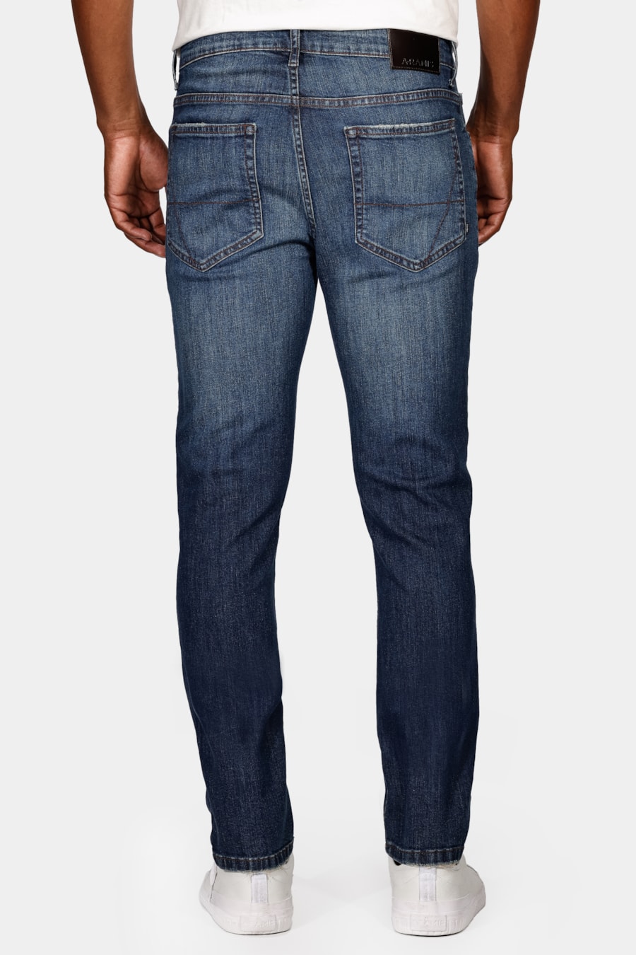 Calça Jeans Slim Vintage Blue Escura Azul Escuro — foto 5 de 5