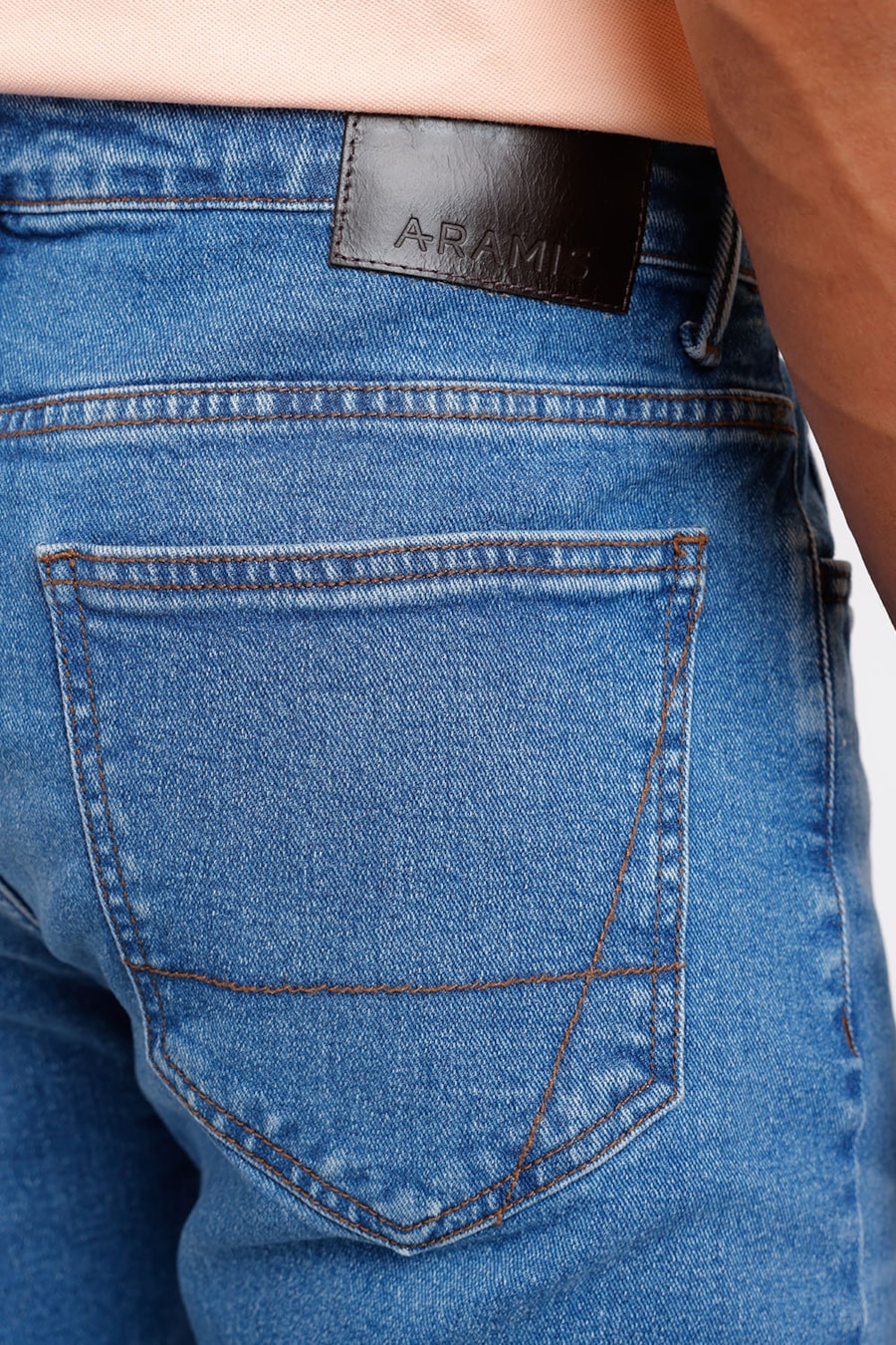 Calça Jeans Slim Vintage Eco Azul Médio — foto 2 de 3
