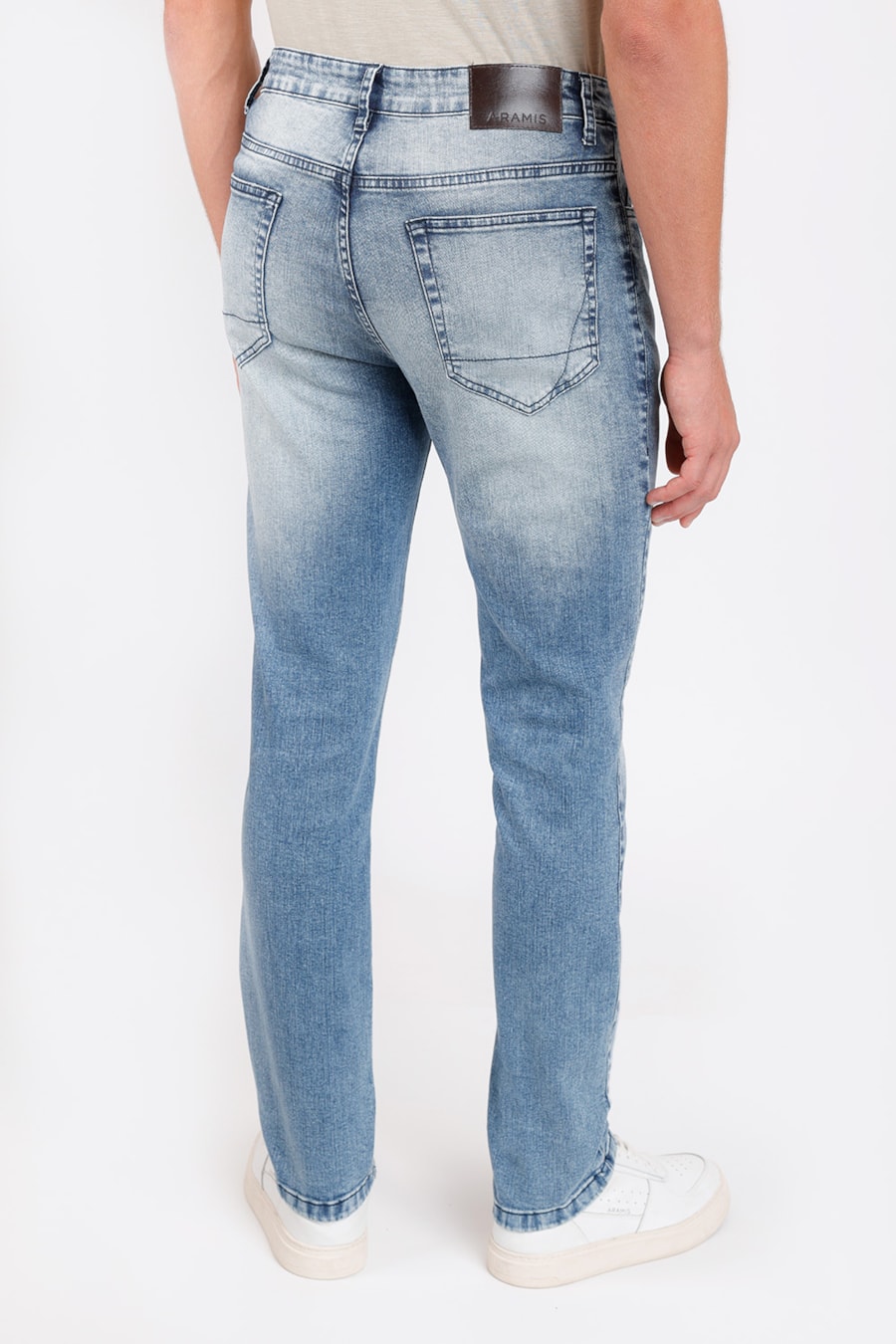 Calça Jeans Slim Vintage Liocel Azul Claro — foto 5 de 5