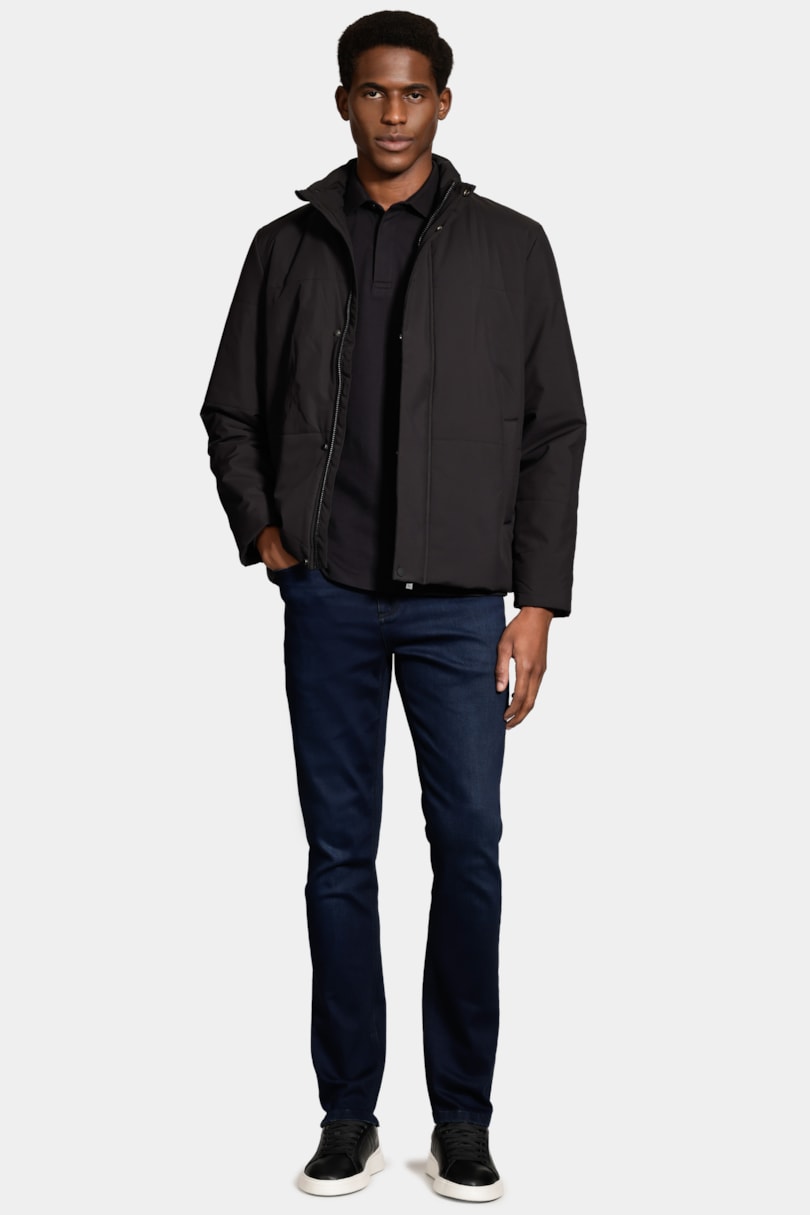 Calça Jeans Slim X-Treme Raw Azul Escuro