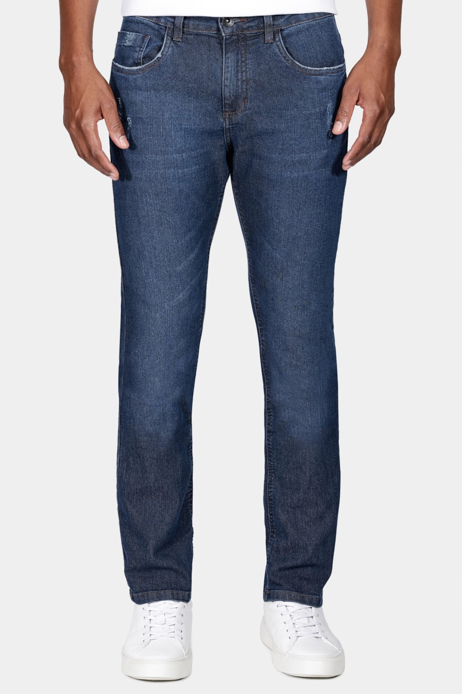 Calça Jeans Stone Slim Azul — foto 1 de 5