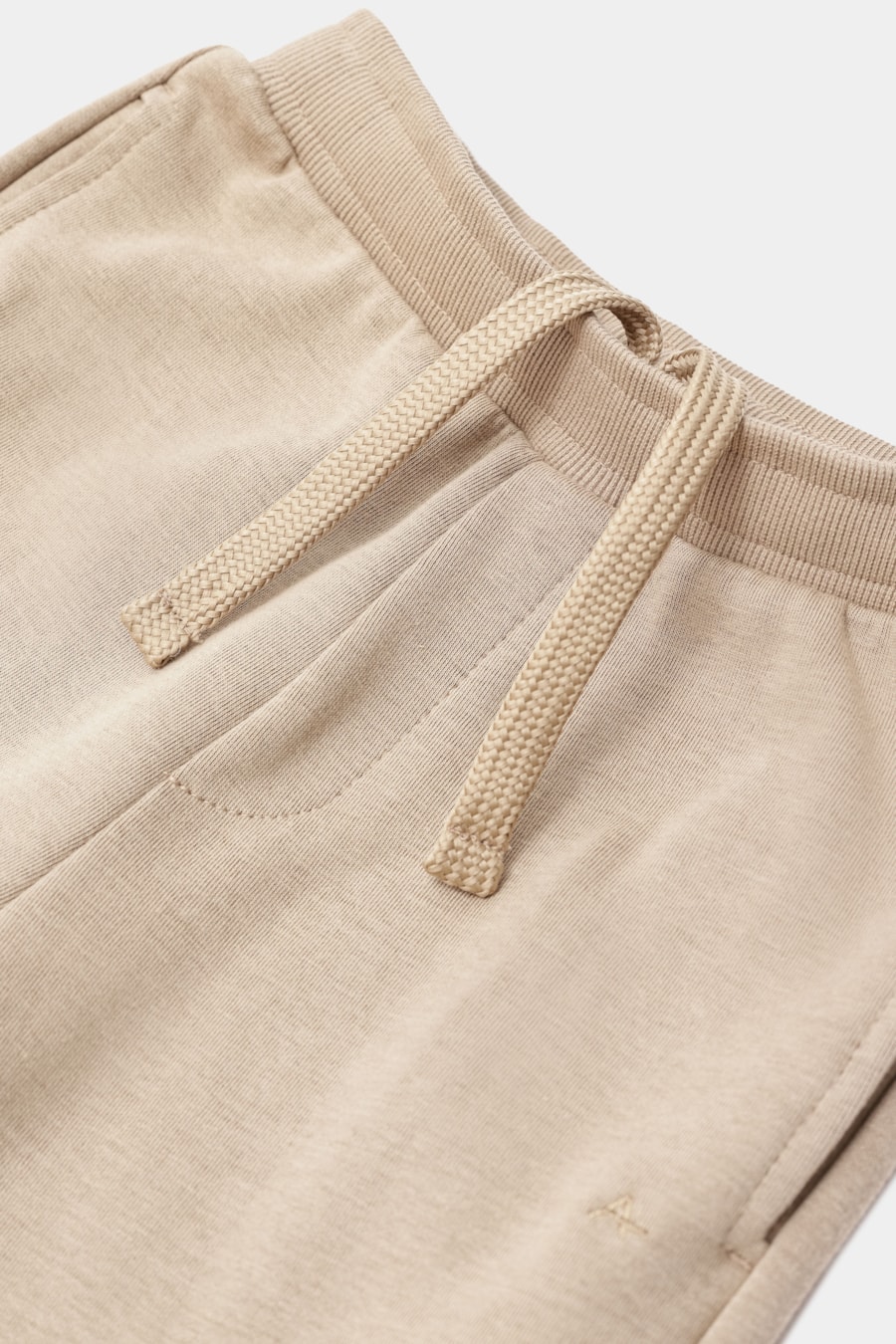 Calça Jogger Infantil Moletom Caqui — foto 4 de 4