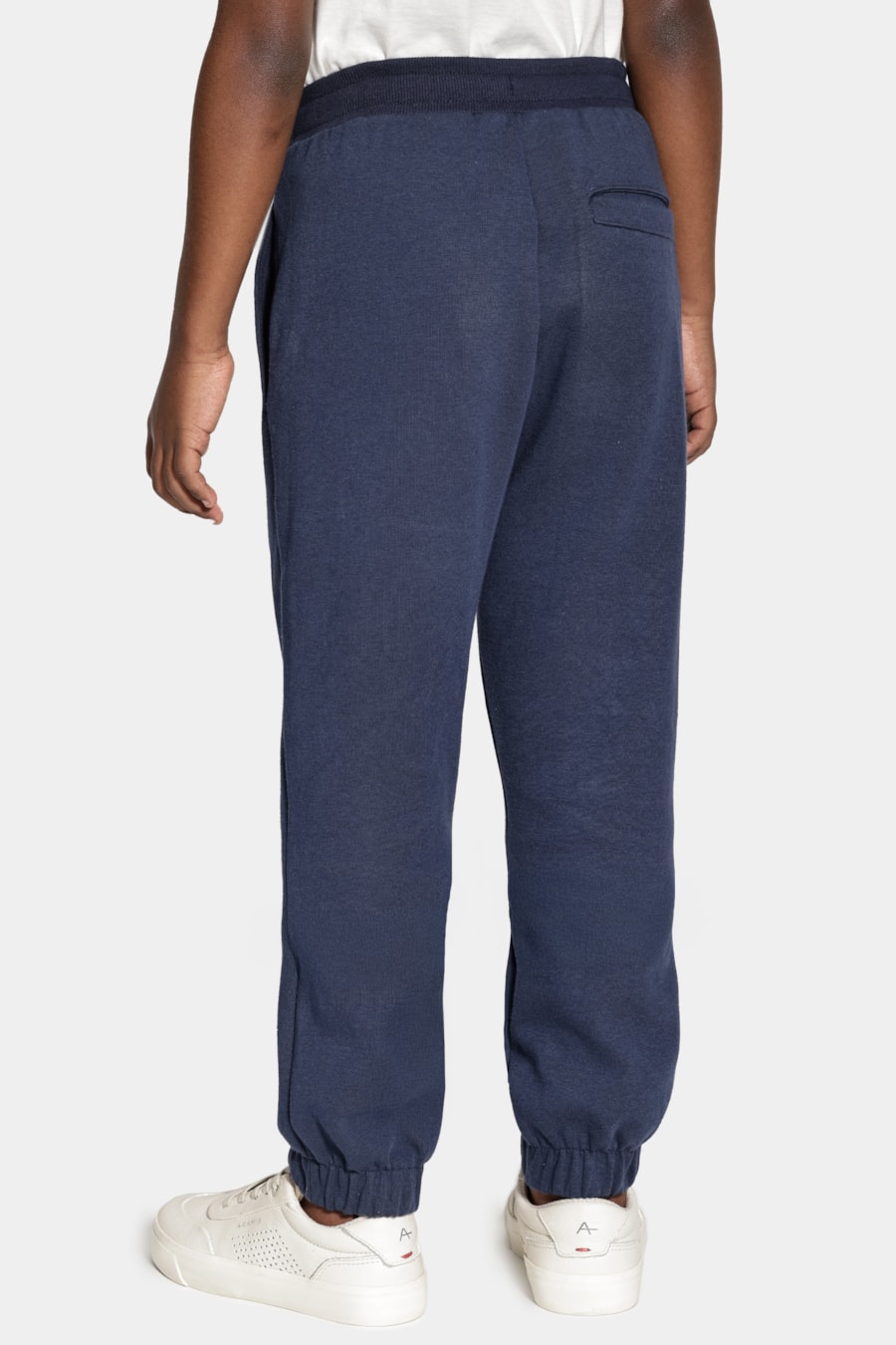 Calça Jogger Infantil Moletom Navy — foto 6 de 8