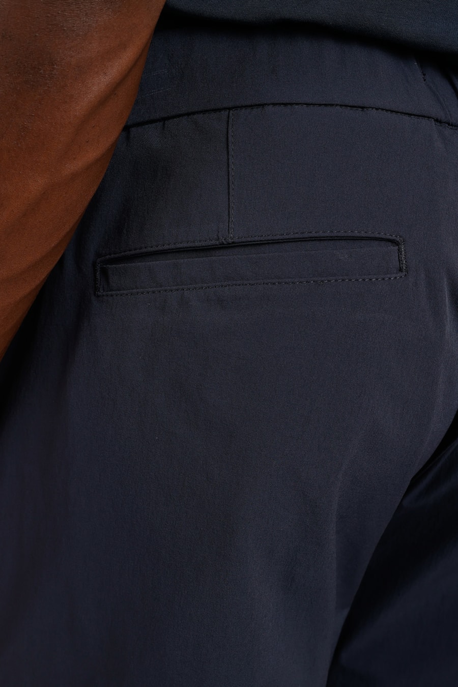 Calça Jogger Slim Bi Stretch Marinho — foto 2 de 3
