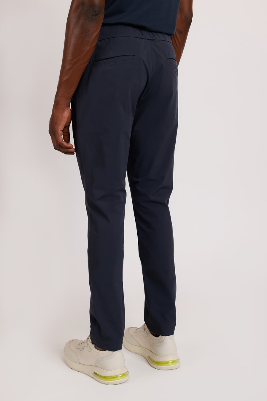 Calça Jogger Slim Bi Stretch Marinho — foto 3 de 3