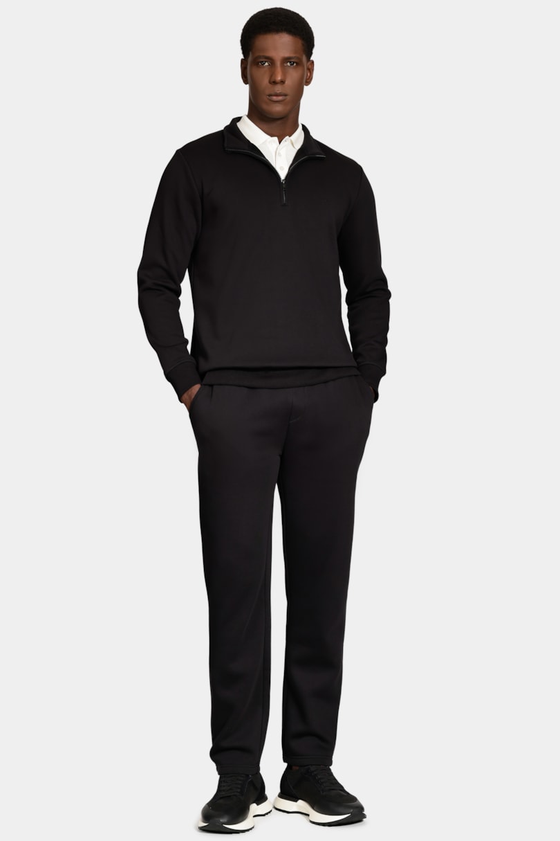 Calça Moletom Bolso Preto