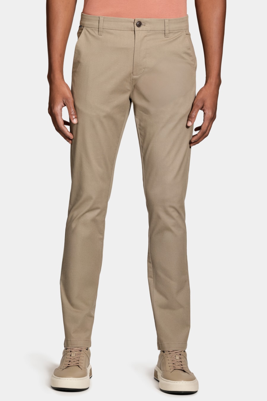 Calça New Slim Twill Classic Caqui — foto 1 de 6