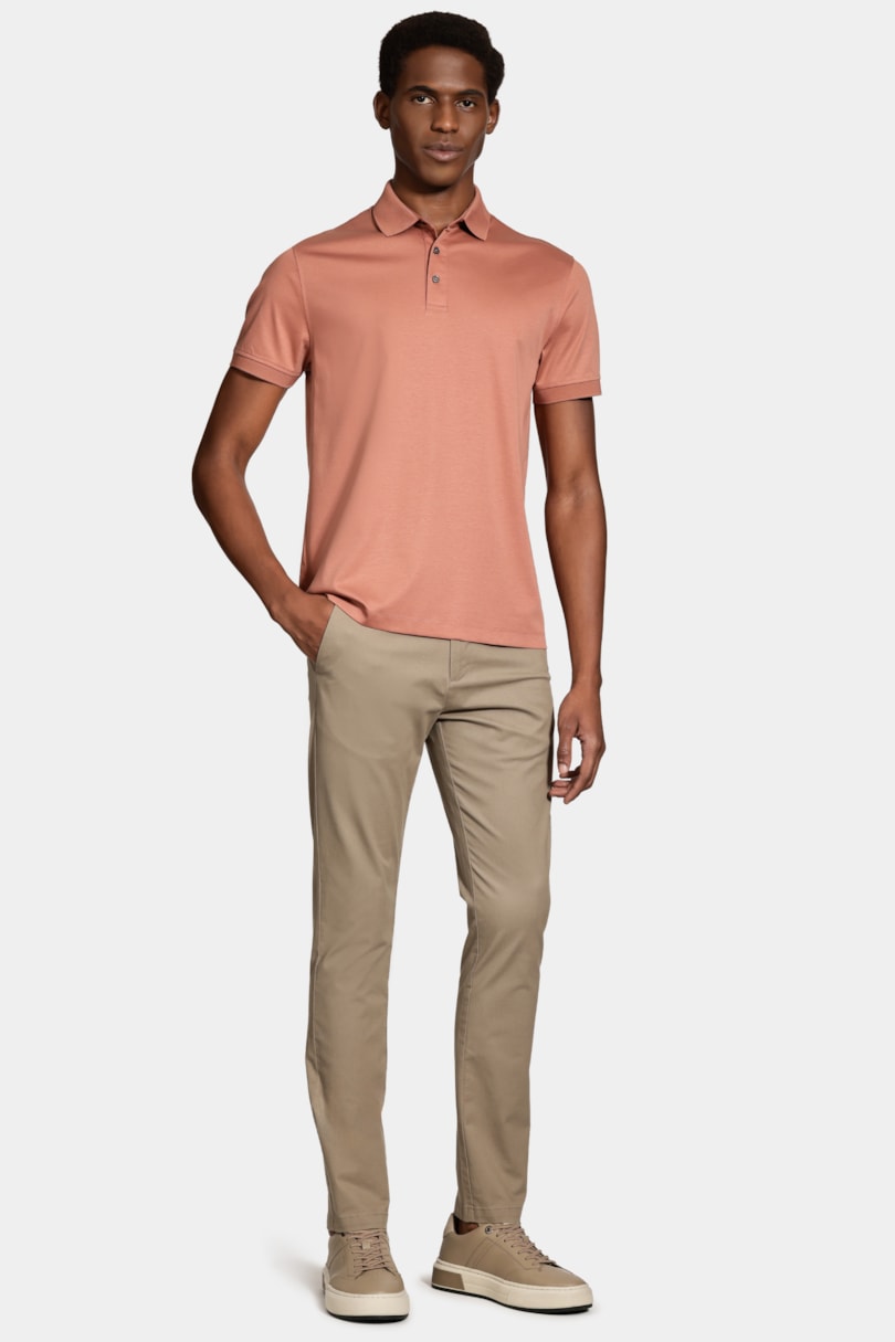 Calça New Slim Twill Classic Caqui