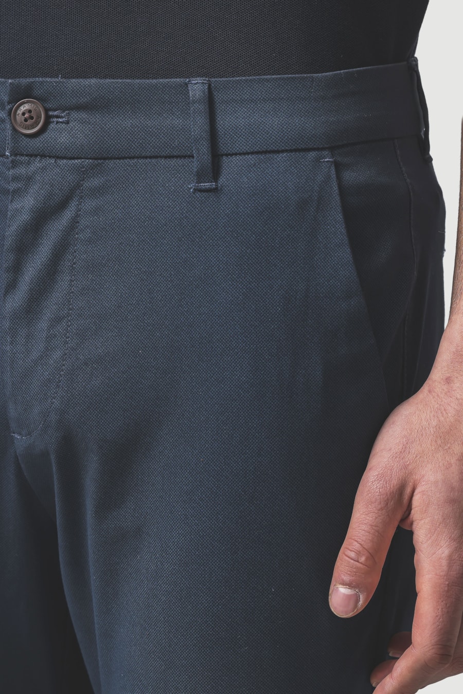 Calça New Slim Twill Classic Marinho — foto 3 de 6