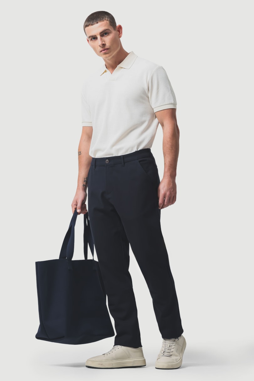 Calça New Slim Twill Classic Marinho