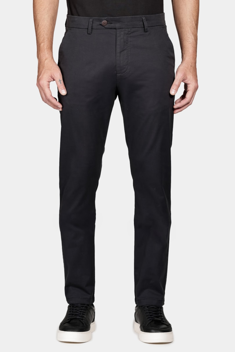 Calça Sarja Slim Alfaiataria Preto