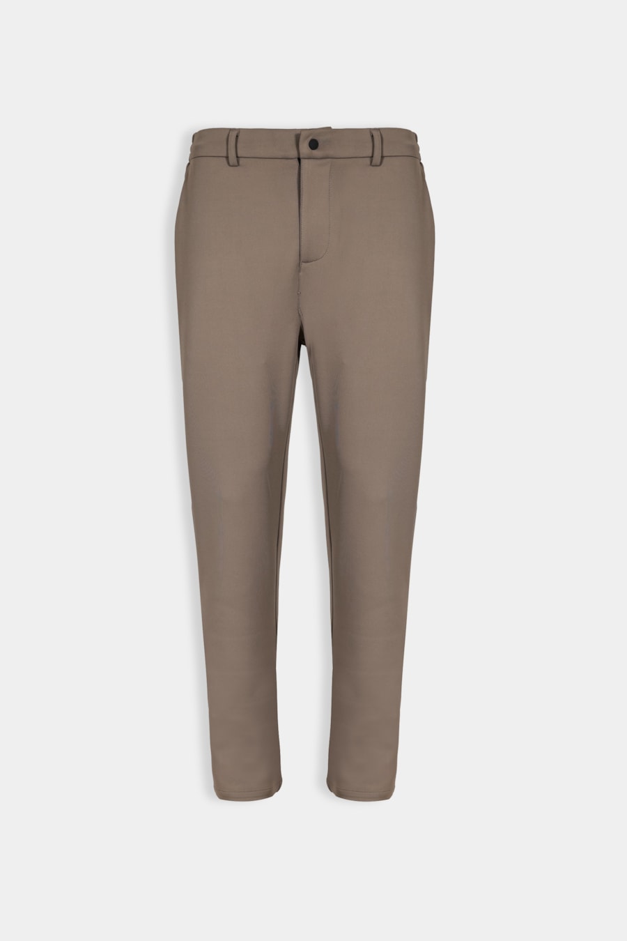 Calça Scuba Super Slim Elástico Lateral Cáqui — foto 6 de 6