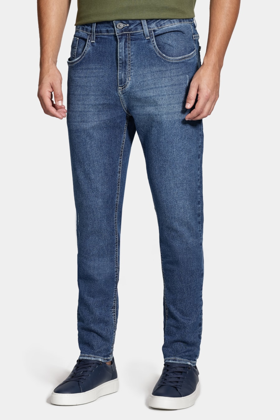 Calça Skinny Jeans Blue Azul — foto 1 de 7