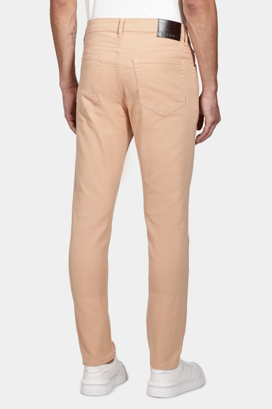 Calça Slim Moletom Color Caramelo — foto 5 de 5