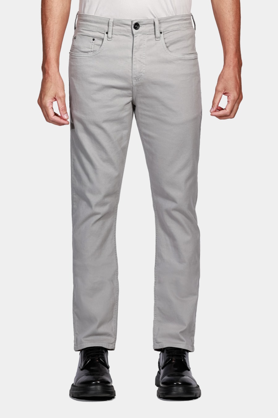 Calça Slim Moletom Color Cinza — foto 1 de 5