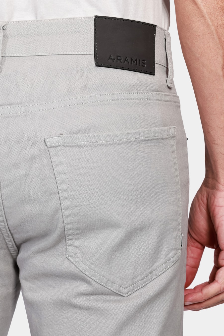 Calça Slim Moletom Color Cinza — foto 4 de 5
