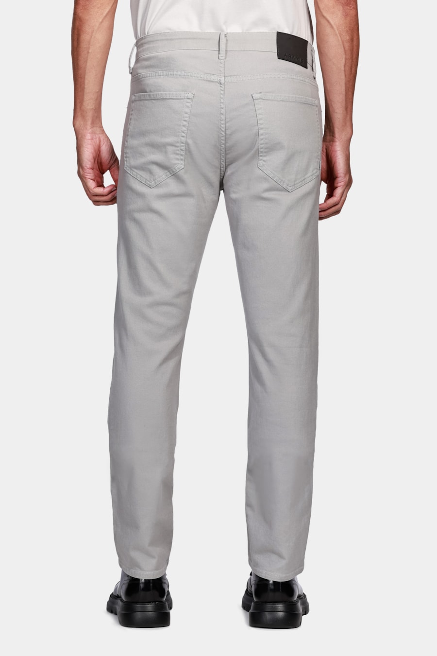 Calça Slim Moletom Color Cinza — foto 5 de 5