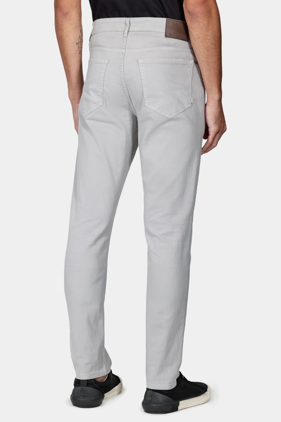 Calça Slim Moletom Color Cinza Prata — foto 5 de 5