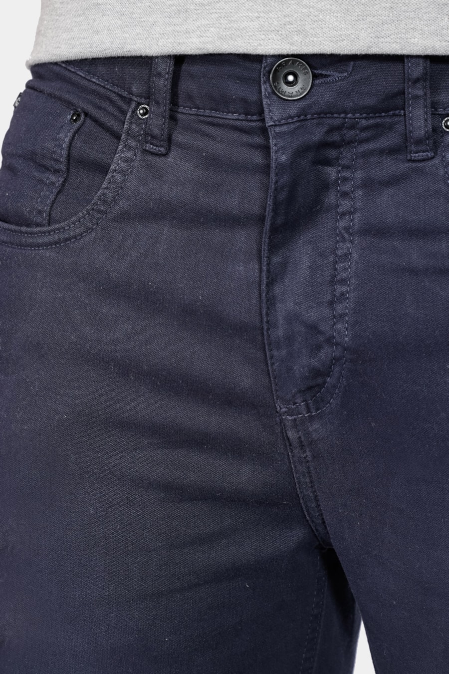 Calça Slim Moletom Color Marinho — foto 3 de 5