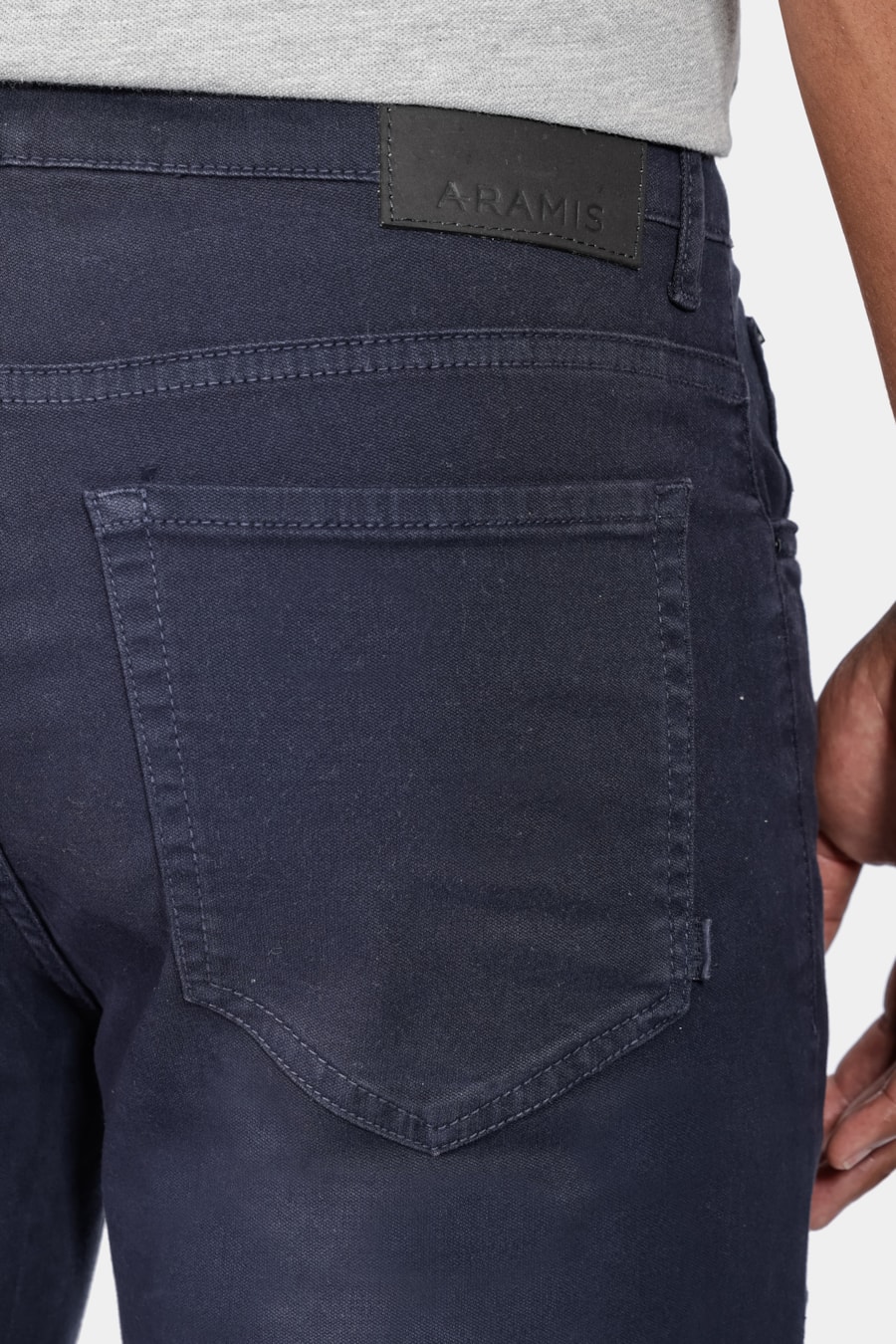 Calça Slim Moletom Color Marinho — foto 4 de 5