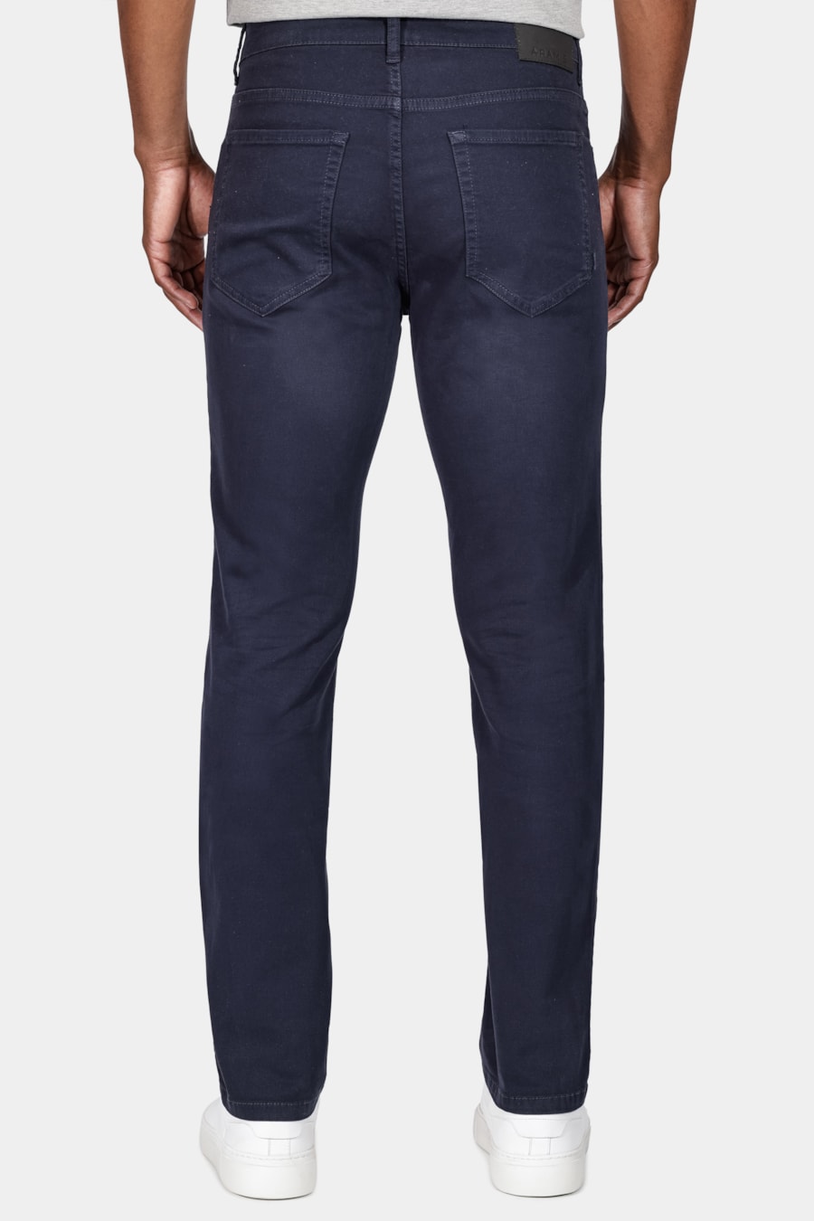 Calça Slim Moletom Color Marinho — foto 5 de 5