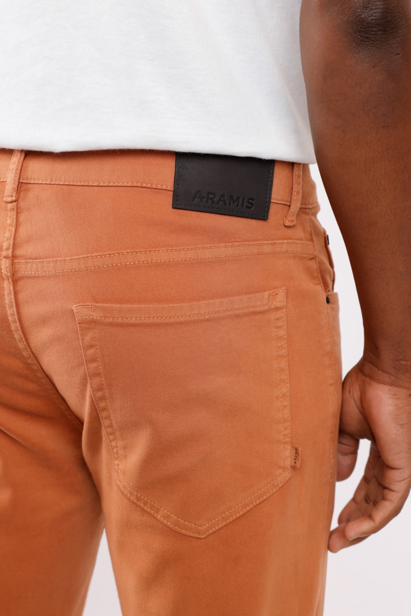 Calça Slim Moletom Color Telha