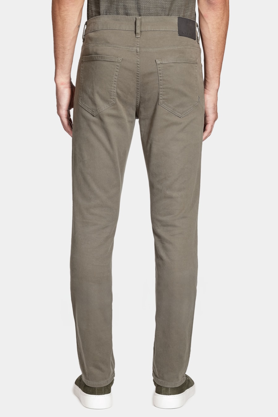 Calça Slim Moletom Color Verde Militar — foto 5 de 6