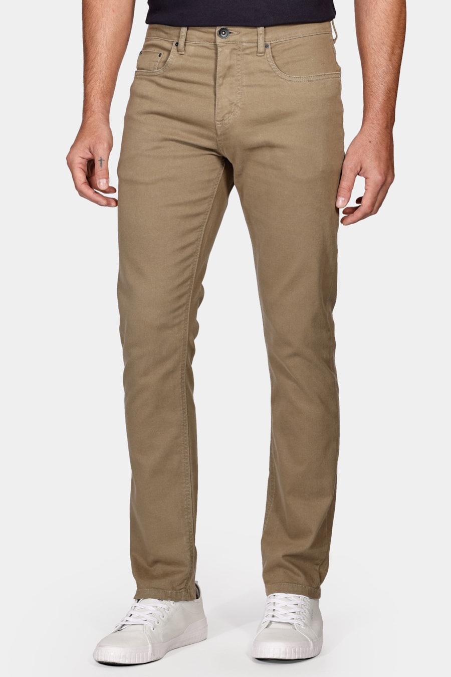 Calça Slim Moletom Color Verde Oliva — foto 1 de 5
