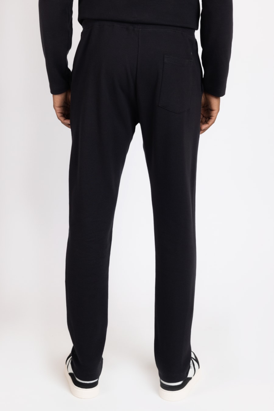 Calça Sport Suedine Canelado Preto — foto 5 de 5