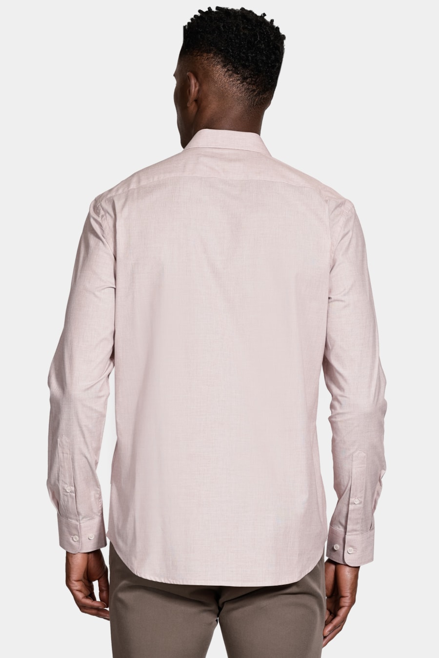 Camisa Algodão Regular Manga Longa Canela — foto 4 de 6