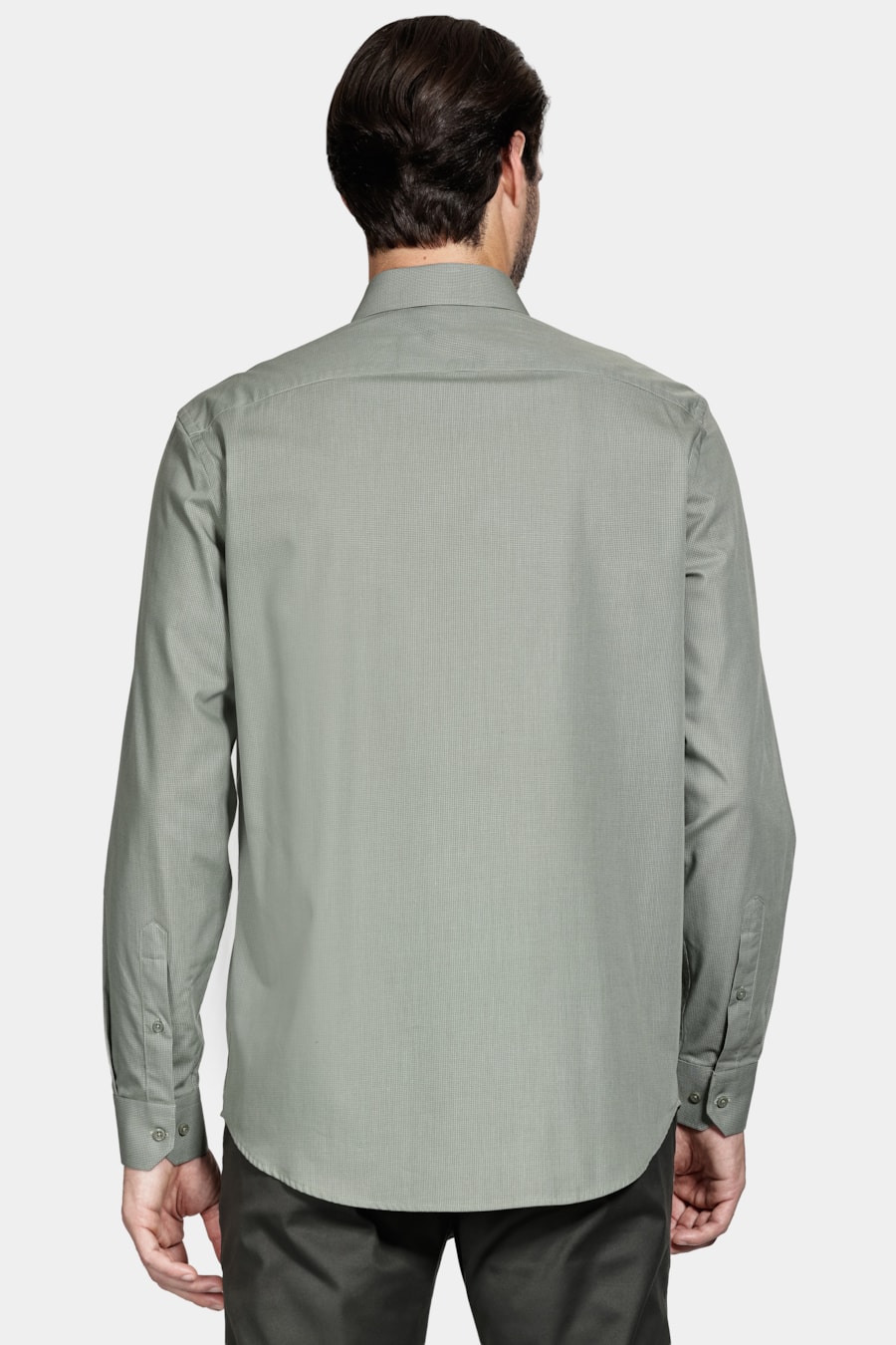 Camisa Algodão Regular Manga Longa Xadrez Cacto C/ Verde — foto 4 de 6
