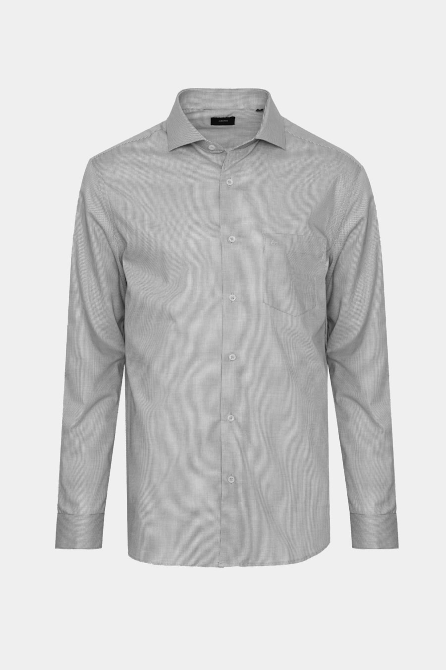 Camisa Algodão Regular Manga Longa Xadrez Verde C/ Branco — foto 5 de 6