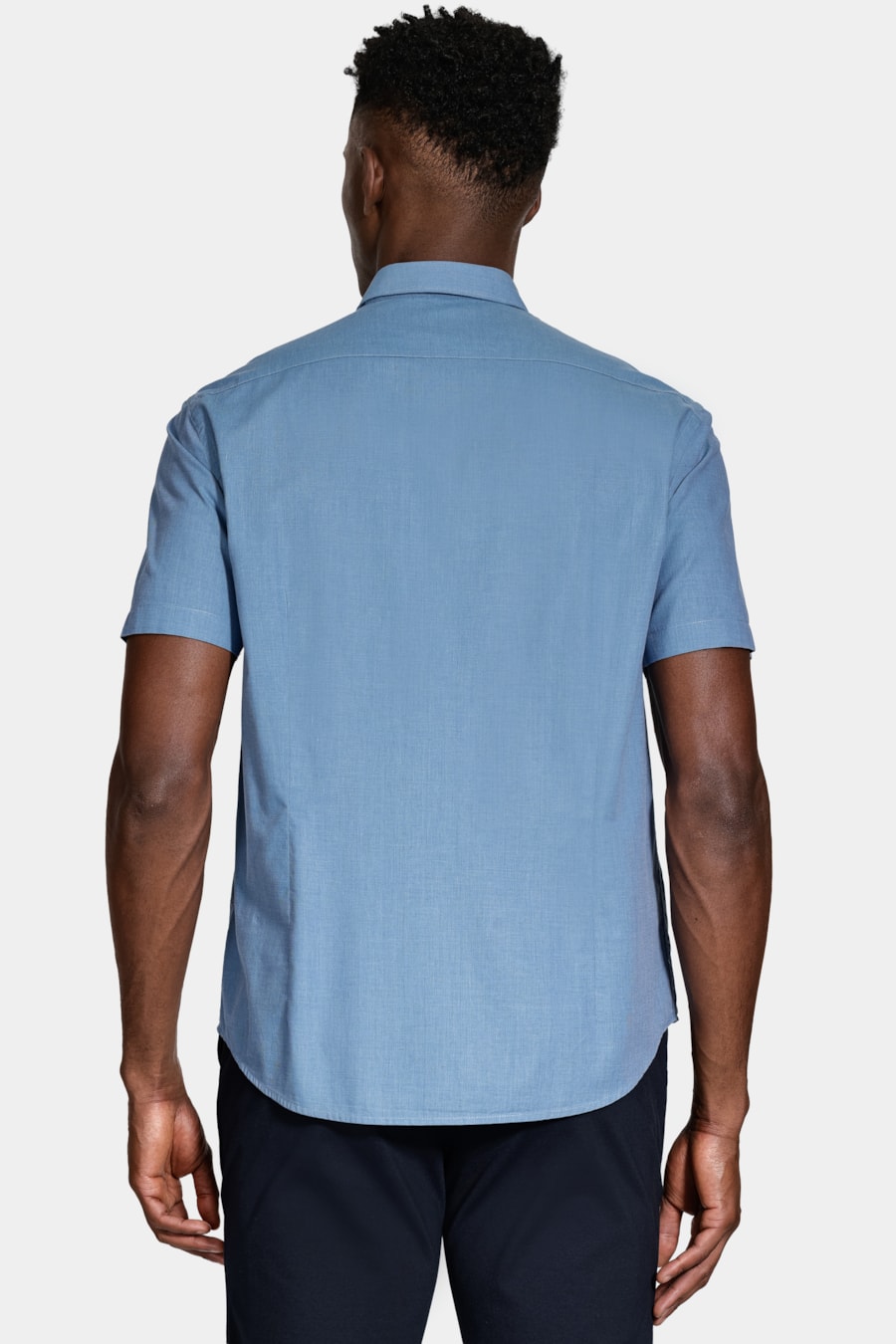 Camisa Aramis Manga Curta Modal Boa Vista Azul — foto 4 de 6