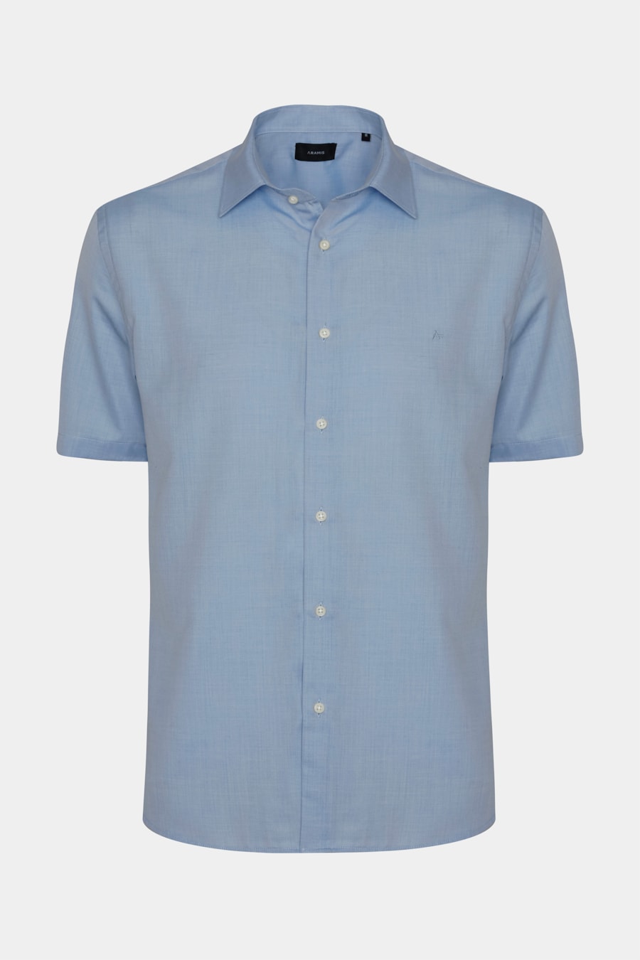 Camisa Aramis Manga Curta Modal Boa Vista Azul Classico — foto 5 de 6