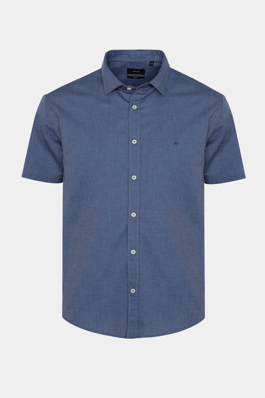 Camisa Aramis Manga Curta Modal Boa Vista Azul Forte — foto 5 de 6