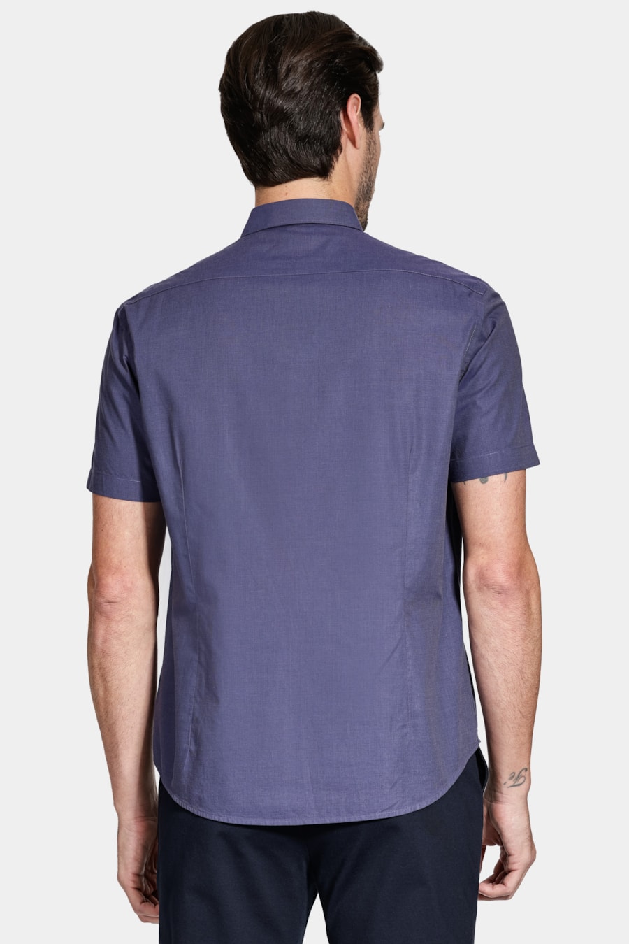 Camisa Aramis Manga Curta Modal Boa Vista Marinho — foto 4 de 6