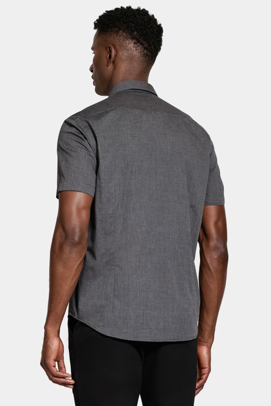Camisa Aramis Manga Curta Modal Boa Vista Preto — foto 4 de 5